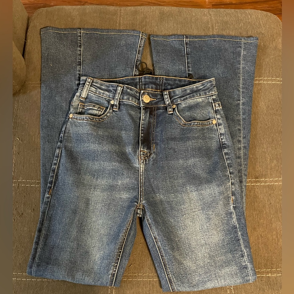 Rock and roll flare jeans